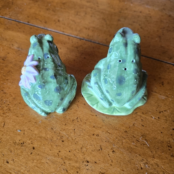 New frog pair salt & pepper set by J. Willfred, Charles Sadek Co. - Picture 4 of 9